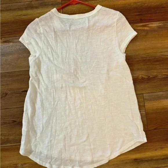 Adorable Cupio Crochet Pocket Tee! Size L - Picture 7 of 9